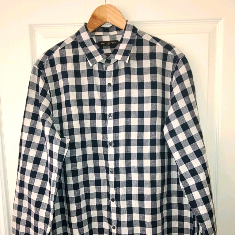 Michael Kors gingham button-down